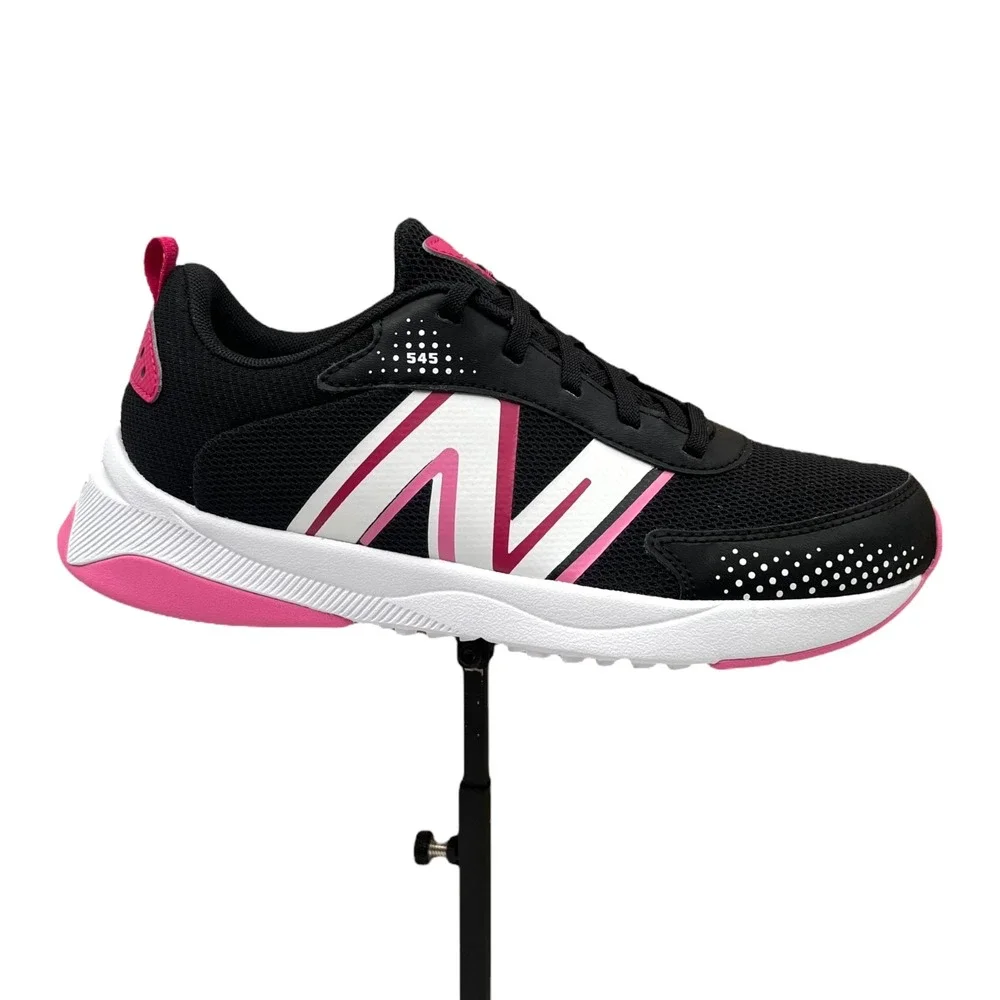 New Balance Youth Girls DynaSoft 545 v1 Running Shoes Size 3.5 Black Pink Laceup